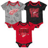 NHL Detroit Red Wings 3 pack Game Time Creeper Set