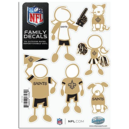 NFL New Orleans Saints Family Decals
