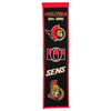 NHL Ottawa Senators 8" x 32" Wool Heritage Banner