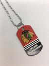 NHL Chicago Blackhawks Sports Team Logo Dog Tag Necklace
