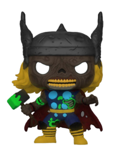 Funko POP Zombie Thor #787 Glows in the Dark - Marvel Zombies