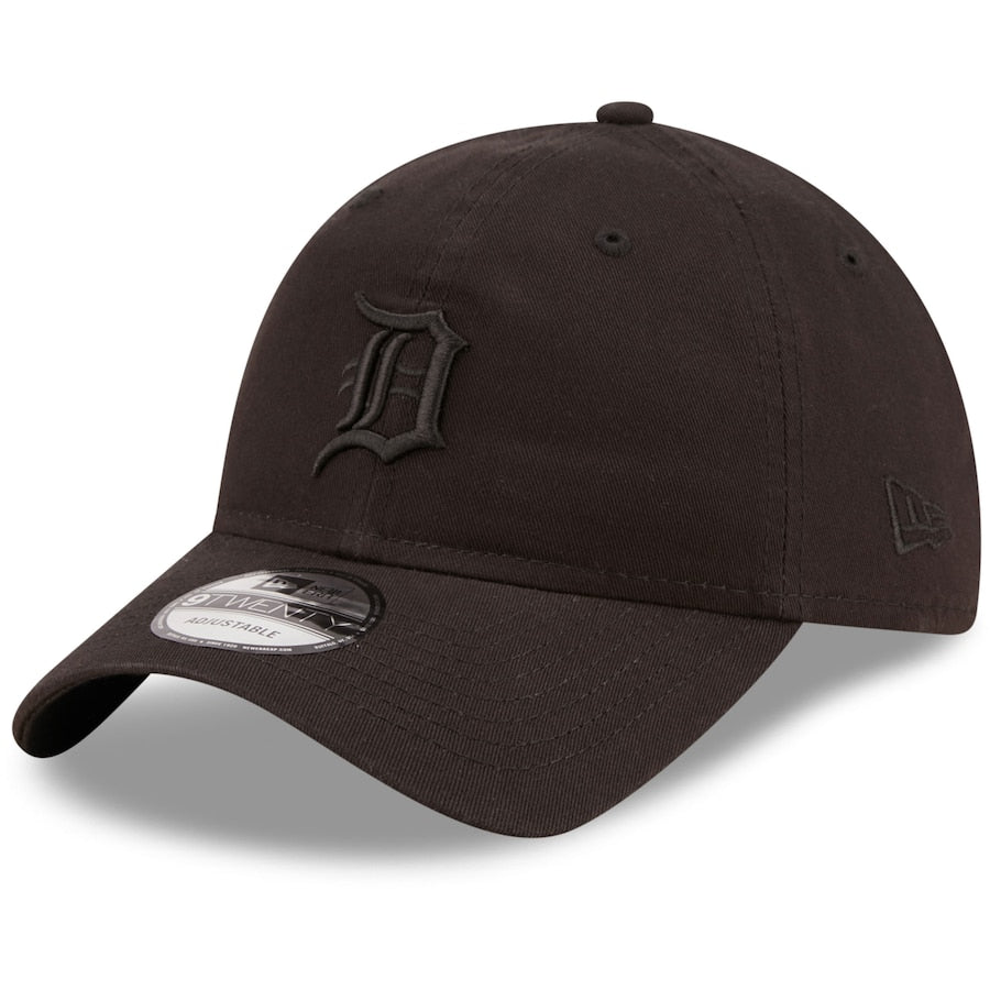 MLB Detroit Tigers Core Classic Black New Era 9Twenty Adjustable Hat