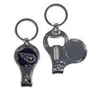 NFL Tennessee Titans 3 in 1 Keychain