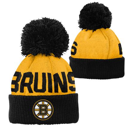 NHL Boston Bruins Infant Jacquard Toque with Pom