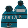 NHL San Jose Sharks Youth Breakaway Toque with Pom