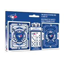 MLB Toronto Blue Jays 2 pack of Cards &  Dice Set