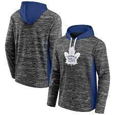 NHL Toronto Maple Leafs Fanatics Instant Replay Hoodie (Charcoal Heather)