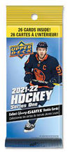 Upper Deck 2021-22 Series One Hockey Fat Pack (26 cards/pack) -Collect Young Guns Rookie Cards