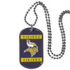 NFL Minnesota Vikings Dog Tag Necklace