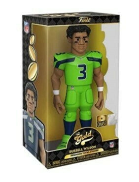 Funko Gold NFL Russell Wilson (Colour Rush) CHASE 12" -Seattle Seahawks