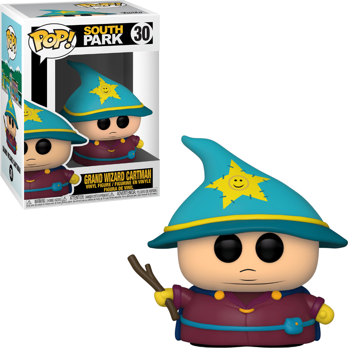 Funko POP Grand Wizard Cartman #30   South Park Stick of Truth Series