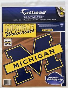 NCAA Michigan Wolverines Fathead Teammates Wall Decals