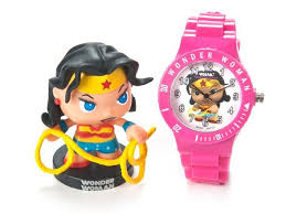 DC Comics Wonderwoman WHAK Kids Watch & Figure Set