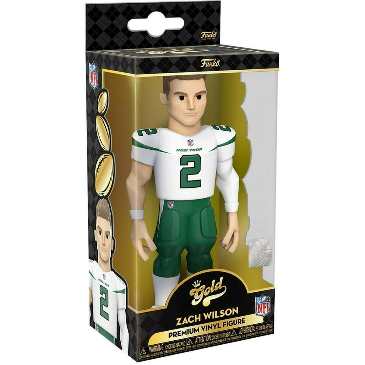 Funko Gold NFL Zach Wilson  5" -New York Jets